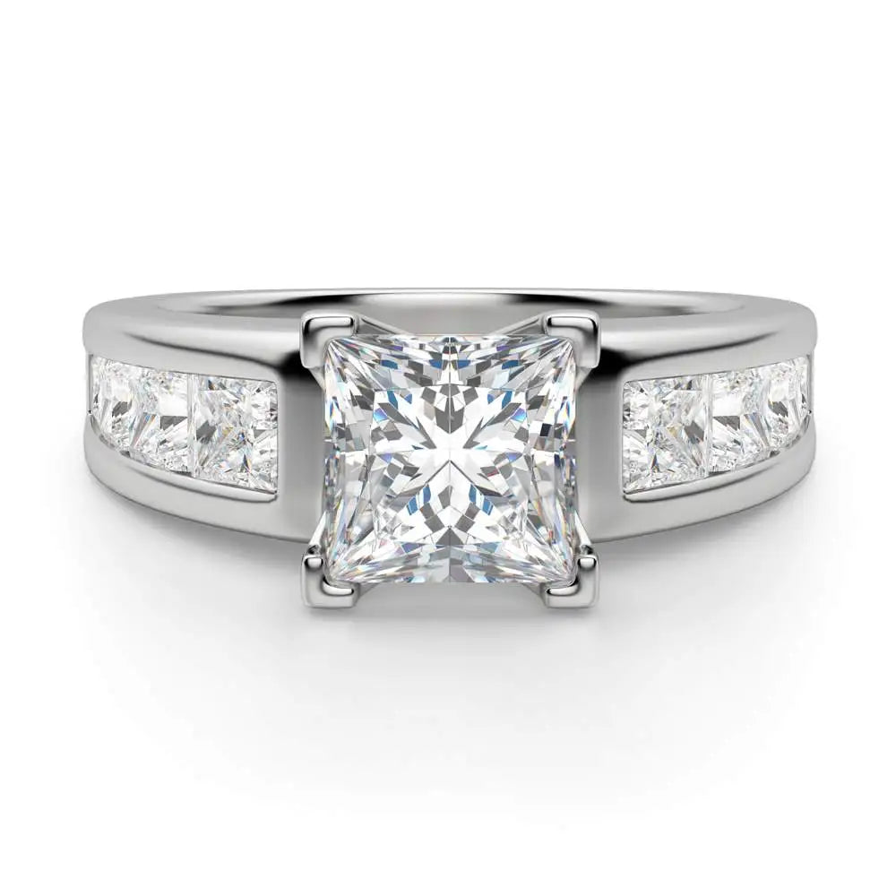 0.50 Carat Princess Cut Timeless Ring