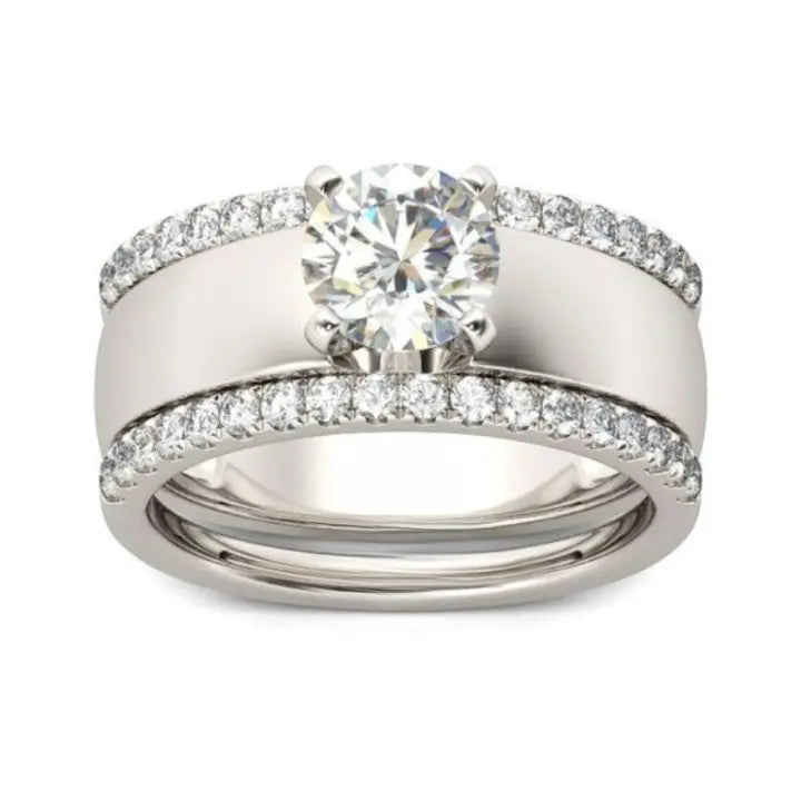 1 Carat Round Brilliant Blaze Men's Ring