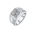 2 Carat Solitaire Classic Men's Ring