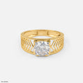 2 Carat Solitaire Sentinel Gent's Ring