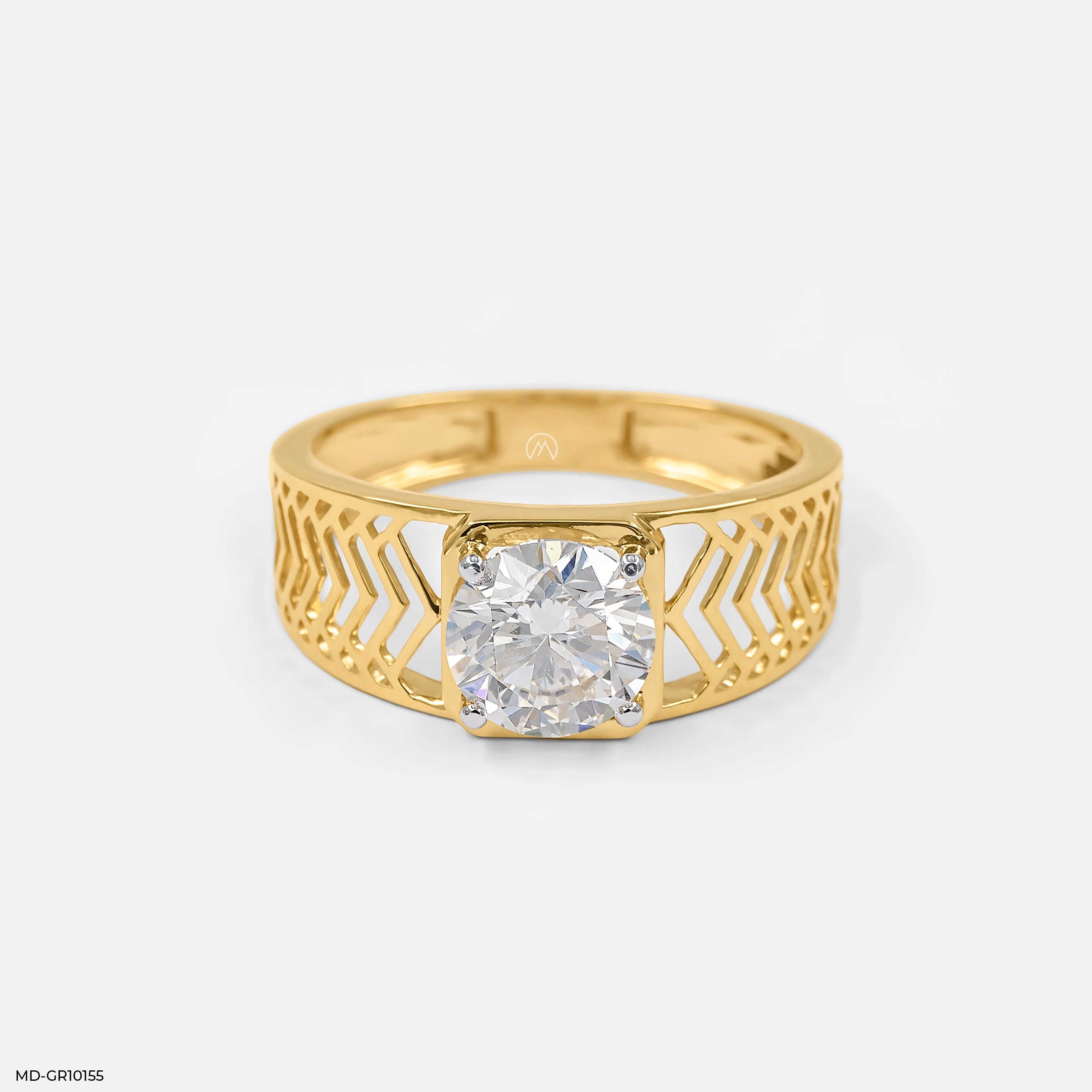 2 Carat Solitaire Sentinel Gent's Ring