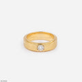 Brilliance Solo Diamond Mens Ring