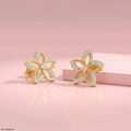 Little Floral Kids Diamond Earrings