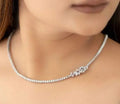 Single Line Fancy Diamond Necklace