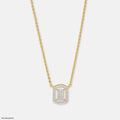 0.15 Carat Starburst Lab Diamond Pendant Without Chain
