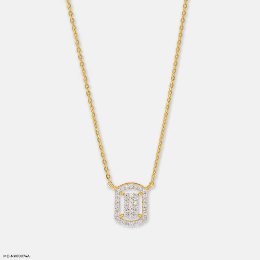 0.15 Carat Starburst Lab Diamond Pendant Without Chain