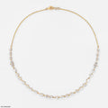 4.5 Carat Mosaic Multi-Shape Diamond Station Necklace
