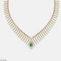 Dynasty Flare Diamond Necklace