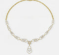 Timeless Elegant Filigree Diamond Necklace