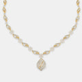 Ethereal Leafy Diamond Necklace
