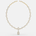 Delicate Drop Diamond Necklace