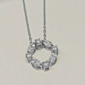 0.75 Carat Gem Circle Pendants