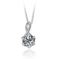 Love Knot Diamond Pendant