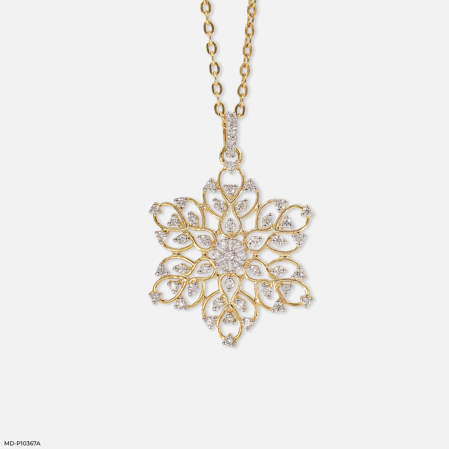 0.60 Carat Flower Pendant