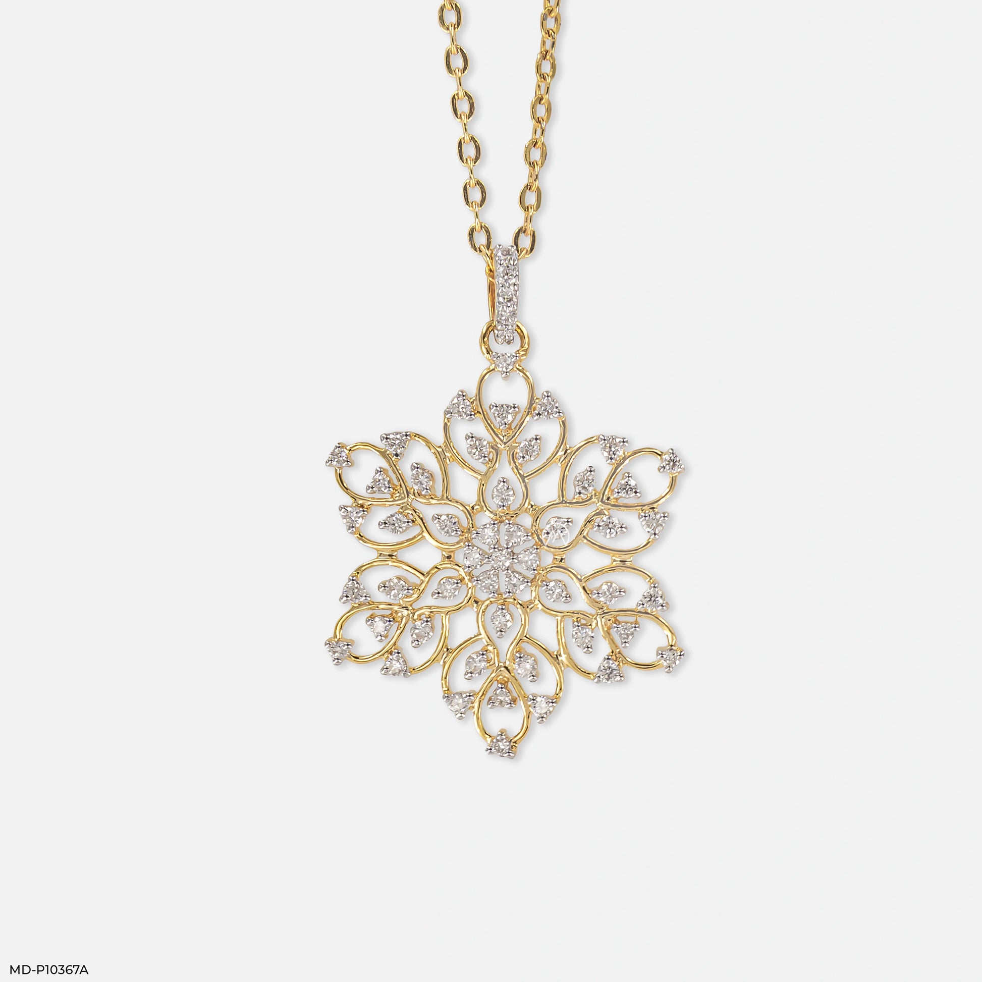 0.60 Carat Flower Pendant