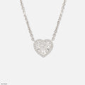 Heart Halo Diamond Pendant
