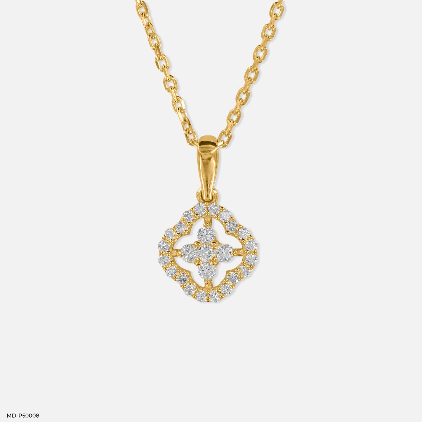 Edge of Elegance Lab Diamond Pendant