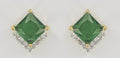 Glamorous Emerald Studs Earrings