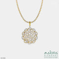 Lace Petal Diamond Pendant