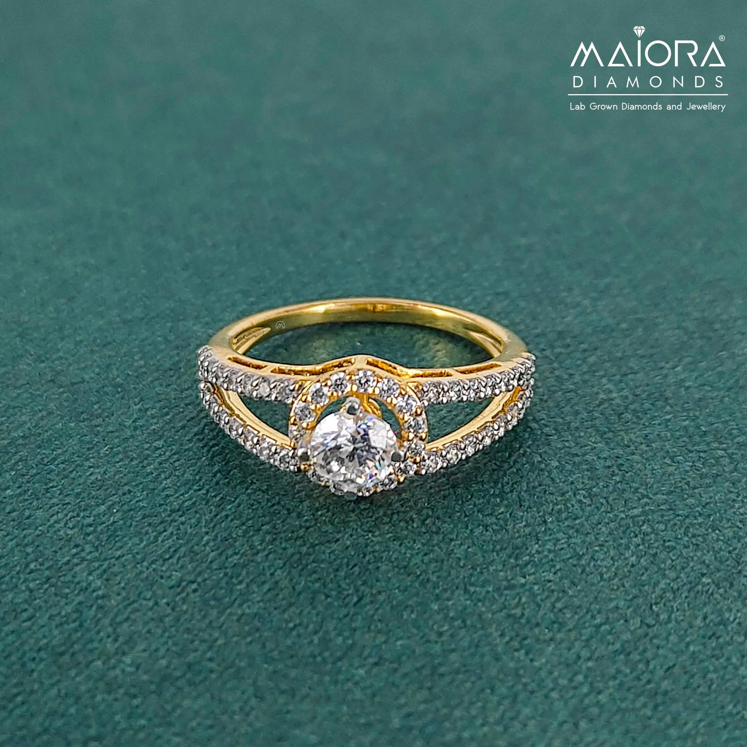 0.50 Carat Round Parallel Diamond Ring