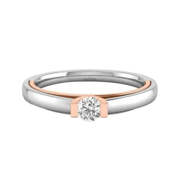 0.50 Carat Dual Layer Solitaire Ring