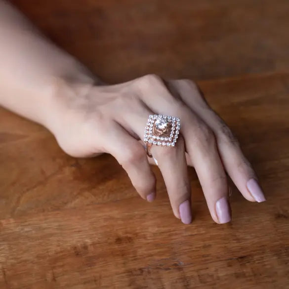 The Diamond Kite Ring