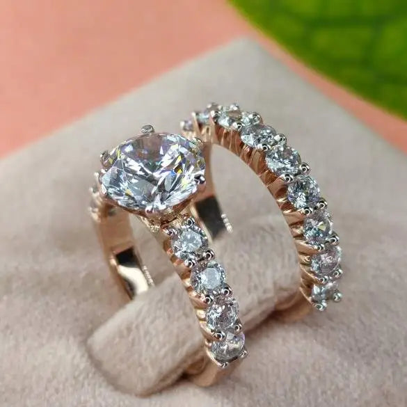 2 Carat Round Stackable Ring