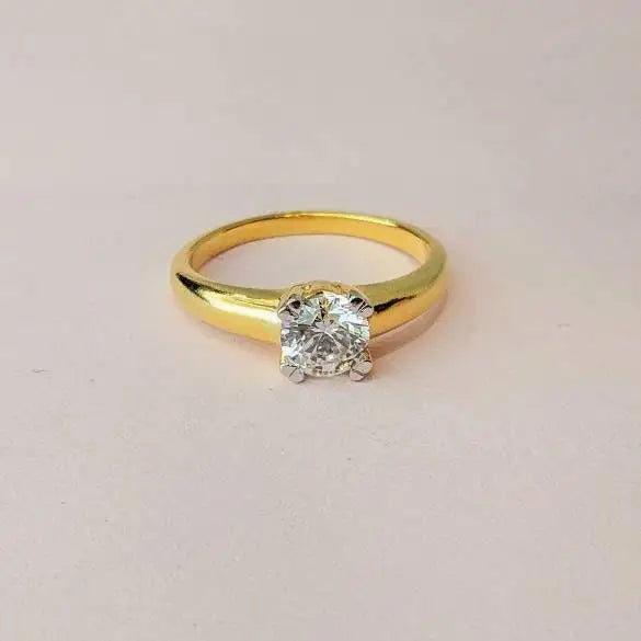 0.75 Carat Round Classic Solitaire Ring