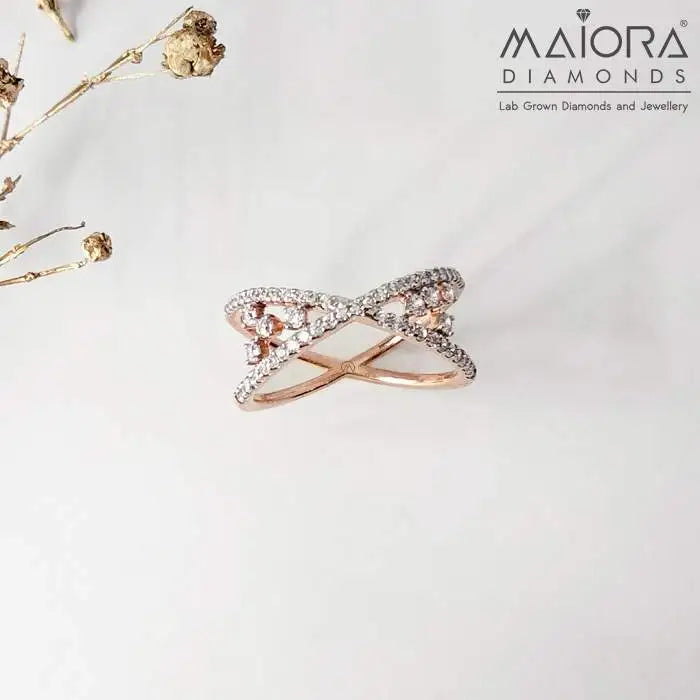 The X-Shaped Diamond Ring