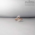 Entwined Diamond Wrap Rings