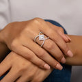 Infinity Princess-Cut Ring