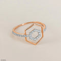 0.25 Carat Hexagon Perfection Diamond Ring