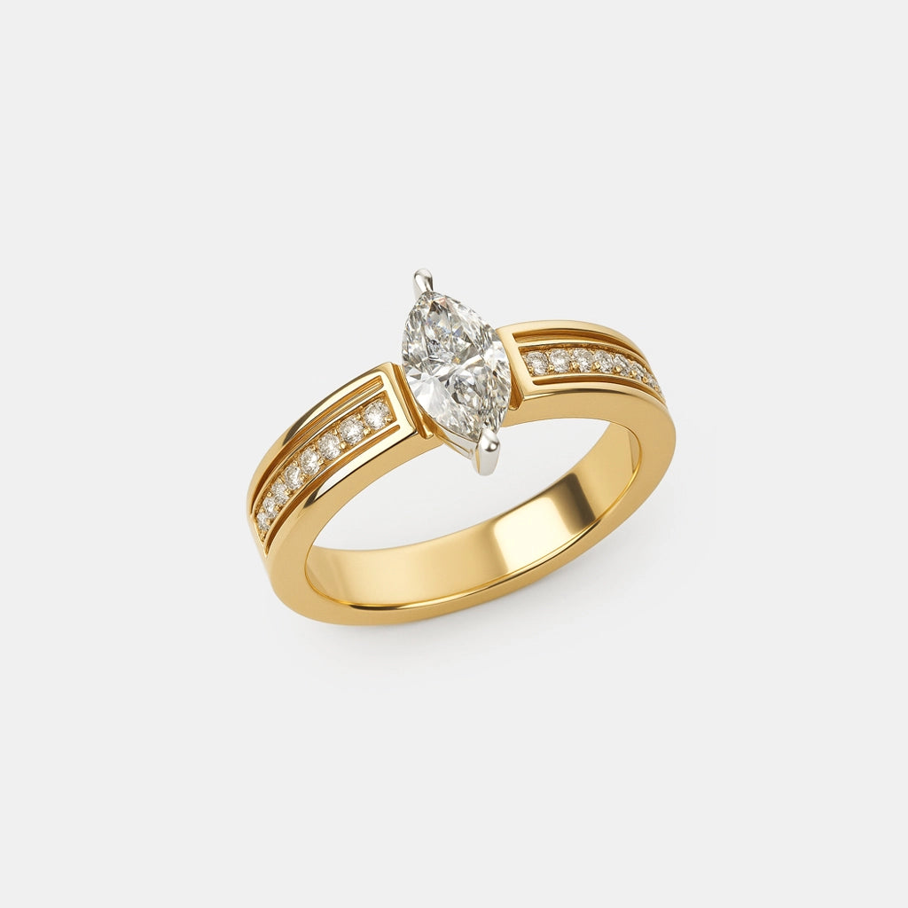 0.5 Carat Marquise Elegance Ring