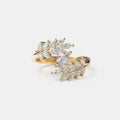 Marquise Diamond Bypass Ring