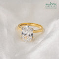 The Majestic Oval Solitaire Ring
