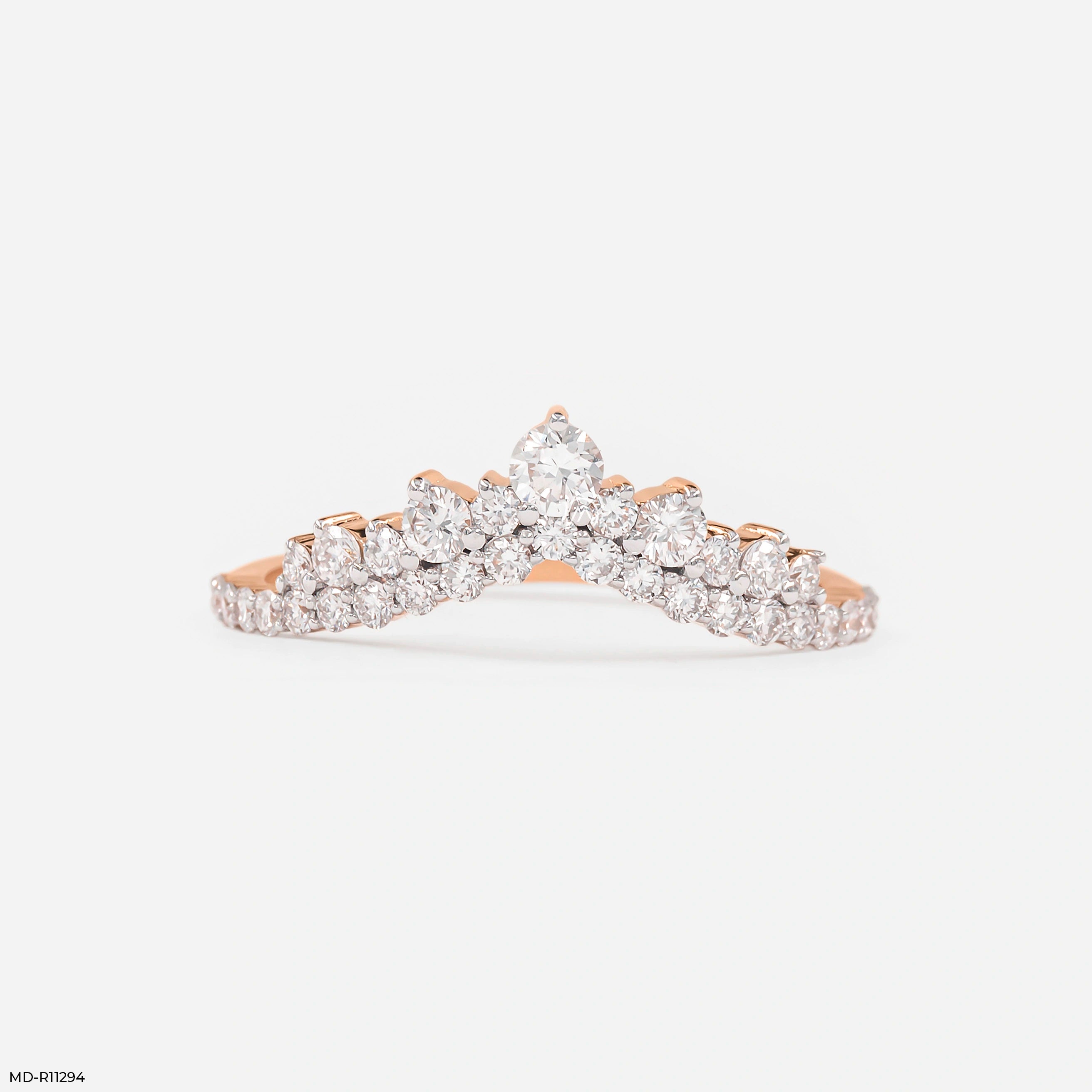The Stackable Tiara Vanki Diamond Ring