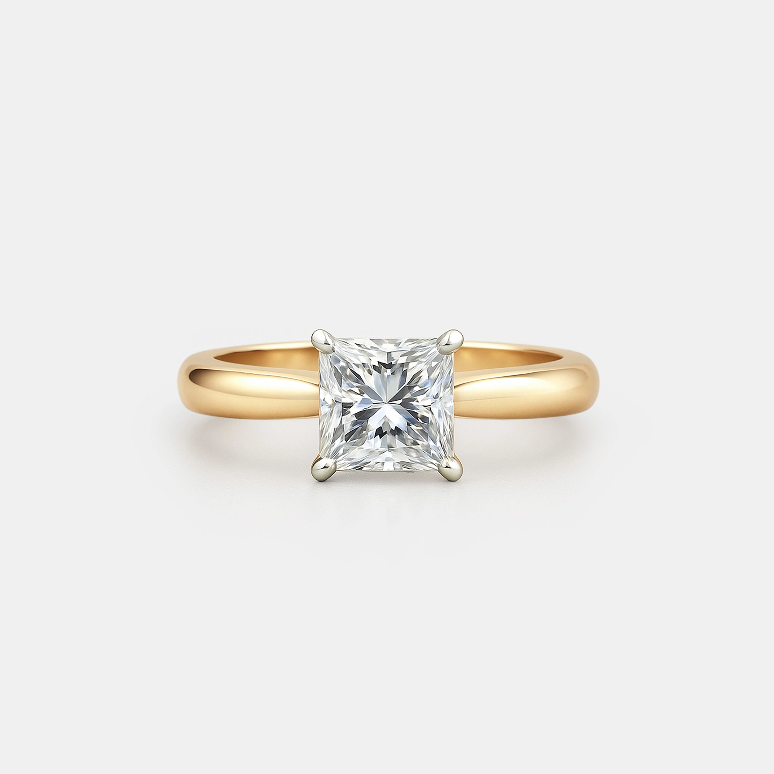 Princess Cut Solitaire Engagement Ring