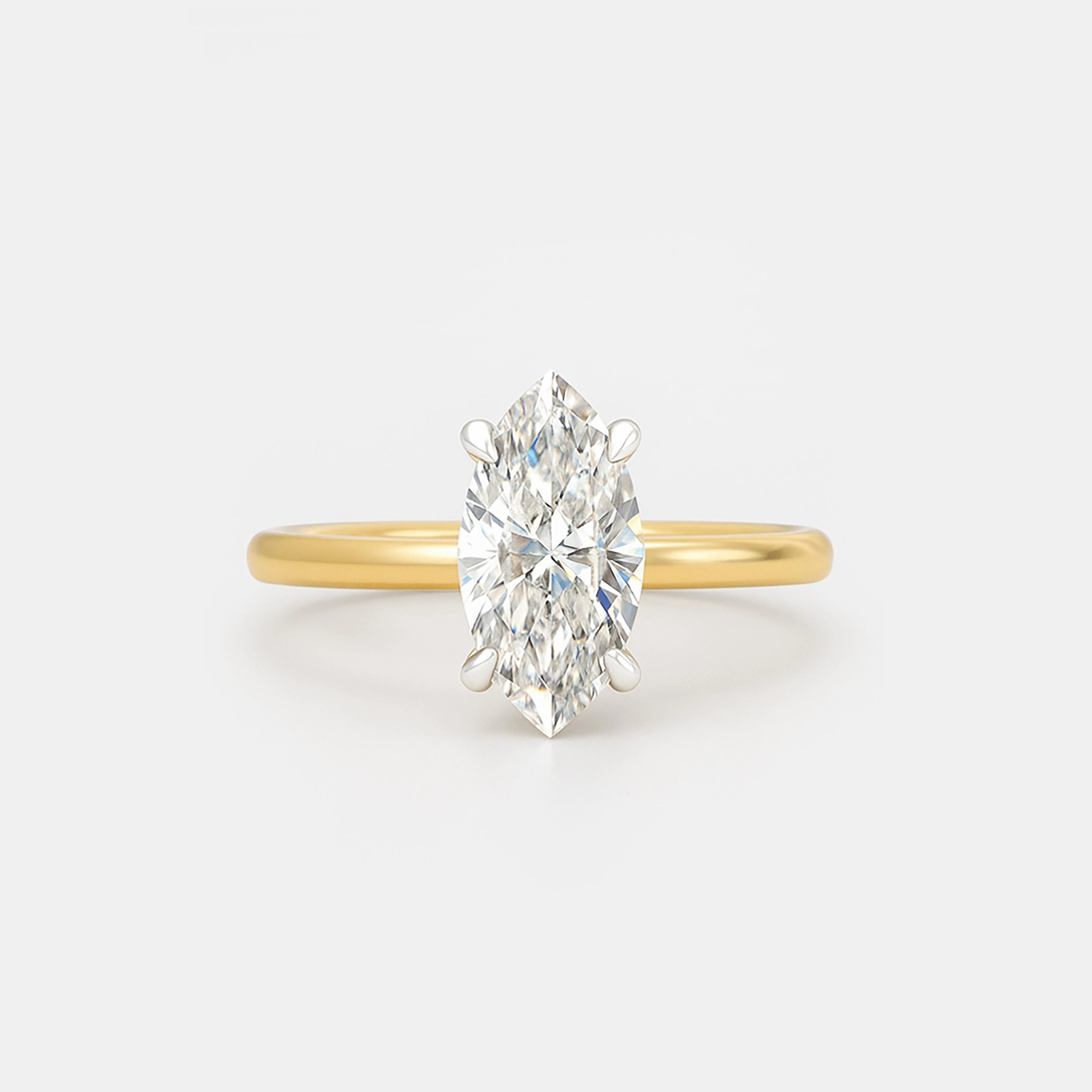 Solitaire Marquise Ring