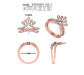 Velora Shine Curve Vanki Diamond Ring