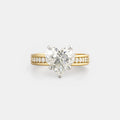 Heart-Shaped Diamond Solitaire Ring