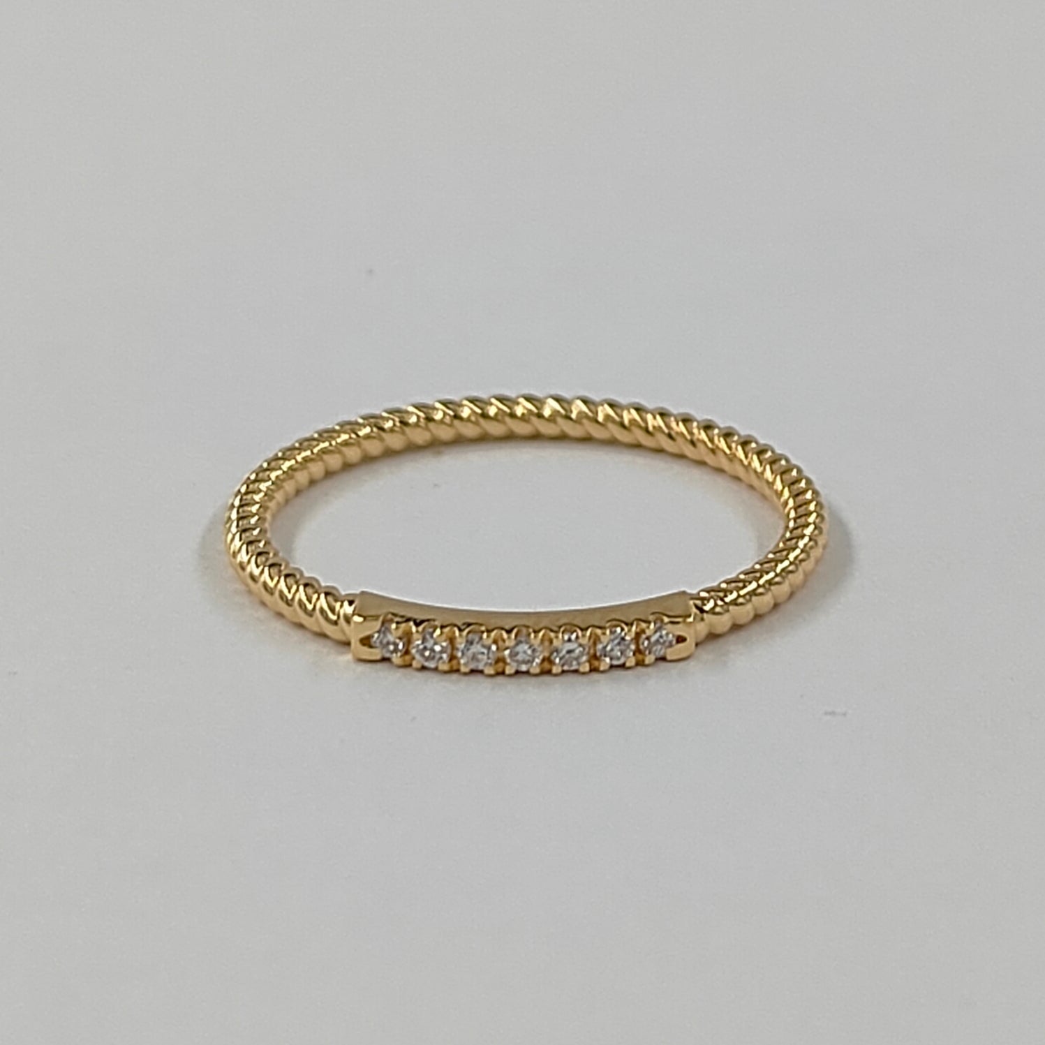 Seven Sparkles Lab Diamond Ring